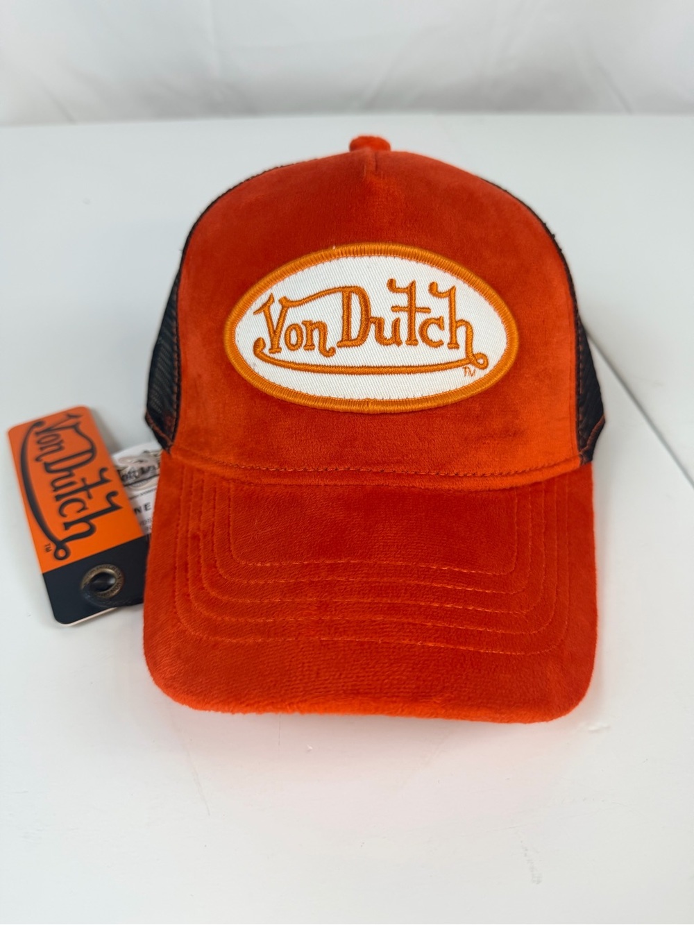Von Dutch Velvet Red 601 Trucker Hat